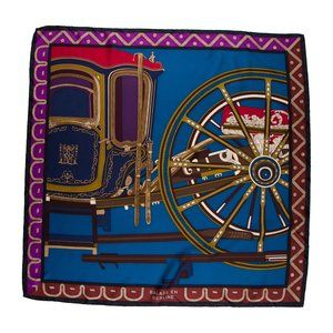 Hermès Balade En Berline Silk Scarf